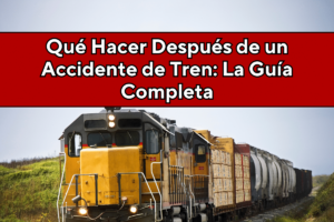 Qué Hacer Después de un Accidente de Tren La Guía Completa